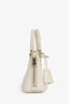 Prada Light Grey Mini Saffiano Promenade Tote with Strap