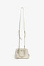 Prada Light Grey Mini Saffiano Promenade Tote with Strap