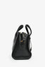 Alexander McQueen Black Leather Mini Padlock Shoulder Bag GHW