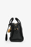 Alexander McQueen Black Leather Mini Padlock Shoulder Bag GHW