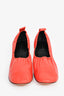 Celine by Phoebe Philo Orange Leather Block Heels Size 40.5