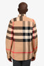 Burberry Beige Novacheck Button Down Shirt Size M