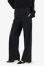 Moschino Grey Wool Pinstripe Trousers Size 40