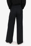 Moschino Grey Wool Pinstripe Trousers Size 40