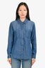 Rails Blue Denim Button Up Top Size S