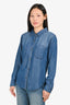 Rails Blue Denim Button Up Top Size S