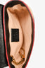 Gucci Black/Tan Leather Torchon GG Marmont Super Mini Crossbody