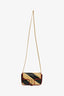 Gucci Black/Tan Leather Torchon GG Marmont Super Mini Crossbody
