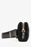 Gucci Black Velvet GG Marmont Belt Bag
