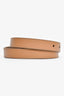 Gucci Brown Leather Thin GG Marmont Belt Size 95/38