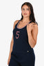 Pre-Loved Chanel™ 2019 Navy No.5 Cashmere Tank Top Size 44