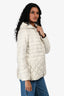 'S Max Mara Cream Light Hooded Puffer Estimated Size S