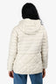 'S Max Mara Cream Light Hooded Puffer Estimated Size S
