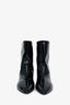 Miu Miu Black Patent Leather Pointy Ankle Boots Size 38