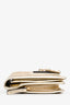 Gucci Beige/Gold Buckle Zippered Long Wallet
