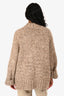Maison Margiela Brown Alpaca/Wool Buttoned Knit Sweater Size S