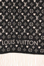 Louis Vuitton Grey/White Cashmere Monogram Hearts Scarf