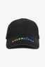Balenciaga Black/Rainbow Logo Baseball Cap Size L