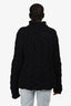 The Row Navy Cashmere Cable Knit Long Sleeve Sweater Size L