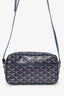 Goyard Navy Goyardine Coated Canvas Sac Capvert Crossbody Bag