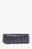 Goyard Navy Goyardine Coated Canvas Sac Capvert Crossbody Bag