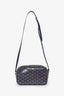 Goyard Navy Goyardine Coated Canvas Sac Capvert Crossbody Bag