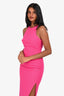 Likely Pink Fitted Sleeveless Midi Dress Size 2