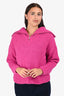 Isabel Marant Etoile Pink Alpaca Blend Zip Up Sweater Size 34