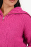 Isabel Marant Etoile Pink Alpaca Blend Zip Up Sweater Size 34
