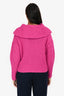 Isabel Marant Etoile Pink Alpaca Blend Zip Up Sweater Size 34