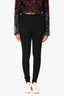 Totême Black Compact Knit Leggings with Tags Size XS