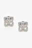 De Beers White Gold 0.14ct Diamond Enchanted Lotus Stud Earrings