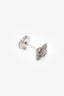 De Beers White Gold 0.14ct Diamond Enchanted Lotus Stud Earrings