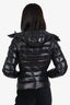 Moncler Black Bady Hooded Short Down Jacket Size 00