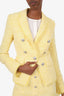 Veronica Beard Yellow/White Tweed Blazer Size 0