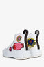 Louis Vuitton x Yayoi Kusama White/Multicolour 'Squad' Sneakers Size 36.5