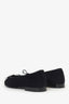 Pre-Loved Chanel™ Black Knit Ballet Flats Size 37.5