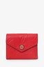 Louis Vuitton 2013 Red Leather Empreinte Wallet