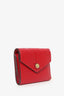 Louis Vuitton 2013 Red Leather Empreinte Wallet