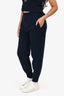 Fendi 2022 Navy Cashmere Sweatpants Size 42