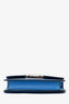 Prada Blue/Black Leather 'Sybille' Crossbody Bag