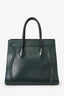 Celine Green Calfskin Medium Luggage Phantom Tote