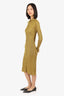 Rag & Bone Green Button Down Knit Long Sleeve Dress Size XS