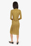 Rag & Bone Green Button Down Knit Long Sleeve Dress Size XS