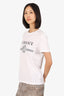 Versace White/Black Medusa Print T-Shirt Size XS