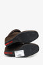 Prada Brown Suede Shearling Wedge Boots Size 36