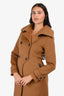 Mackage Brown Wool Elodie-R Double Face Tailored Coat Size XS