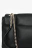 Salvatore Ferragamo Black Quilted Leather Vera Bow Shoulder Bag