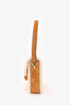 Gucci Brown Suede Leather/Shearling Trimmed Horsebit 1955 Shoulder Bag