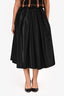 St. John Black Midi Skirt Size 2